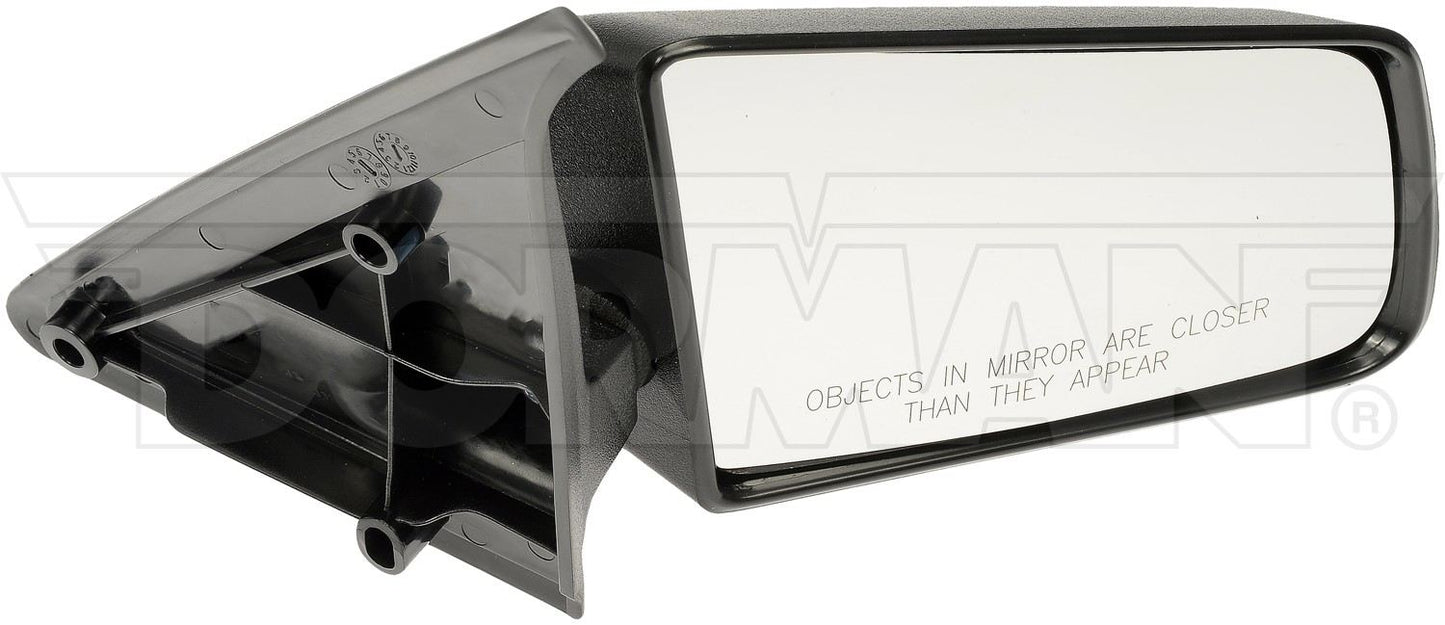 Dorman Door Mirror Side View Mirror Right Standard Black for 1993-1992 Chevrolet GMC and 1993-1991 Oldsmobile 955-184
