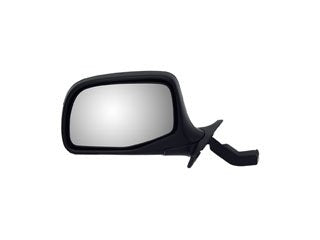 Dorman Door Mirror Side View Mirror - Left with Manual Paddle Design Black Chrome for 1996-92 Ford F-150/F-250/F-350 955-227