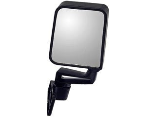 Dorman Side View Mirror, ABS Plastic, Black, Manual, Jeep, Driver Side, Each