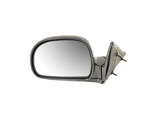 Dorman Door Mirror Side View Mirror - Left with Manual Retractable Head Black for 1995-1998 Chevrolet GMC Isuzu Oldsmobile 955-305
