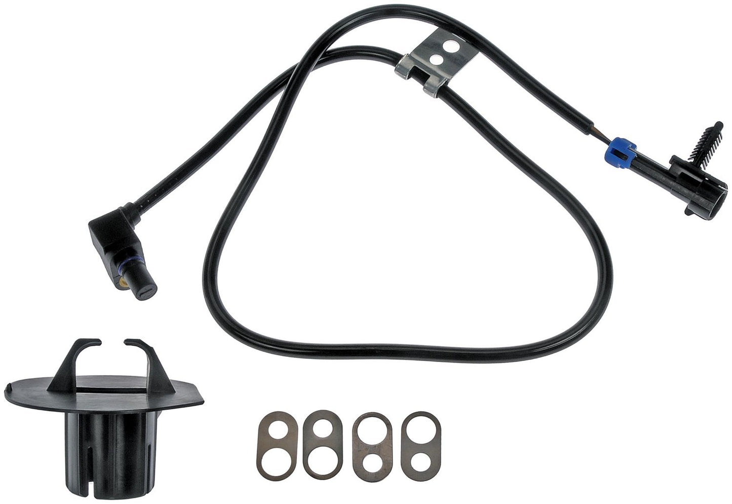 Dorman - OE Solutions ABS Wheel Speed Sensor Anti-Lock Brake Sensor With Harness for 2005-98 Chevrolet 2004-98 GMC 2001-97 Oldsmobile 970-010