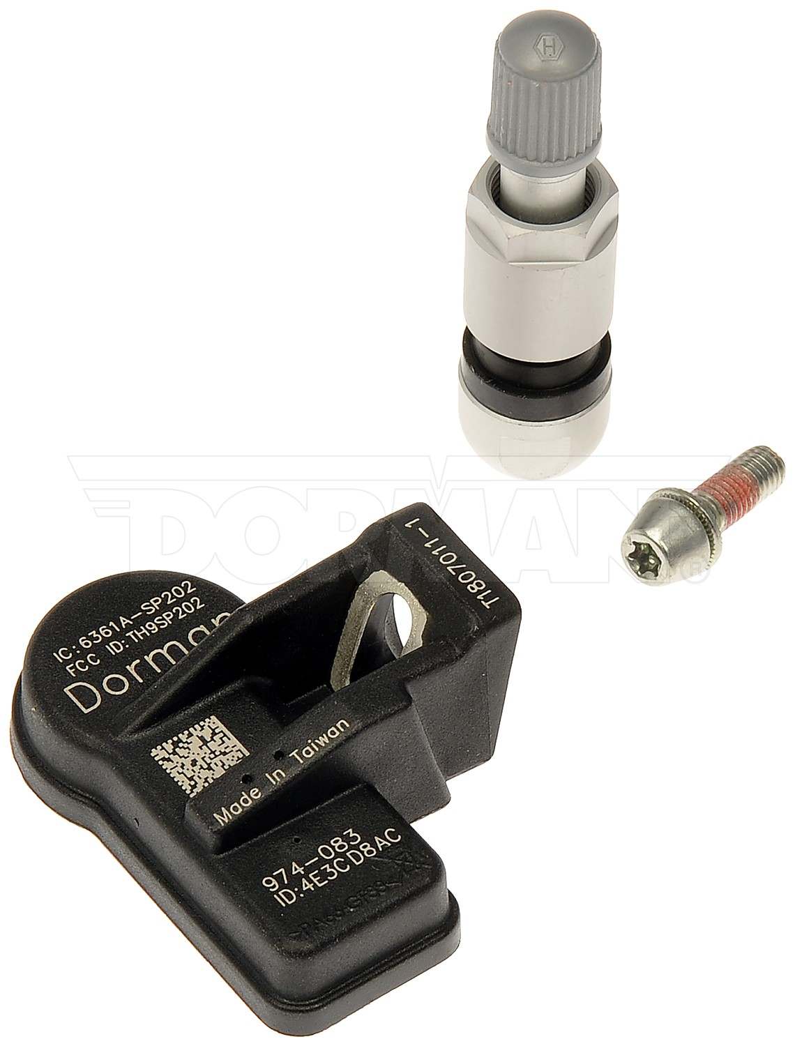 Dorman - OE Solutions Tire Pressure Monitoring System Sensor for 2017-14 Hyundai 2018-14 Kia 974-083
