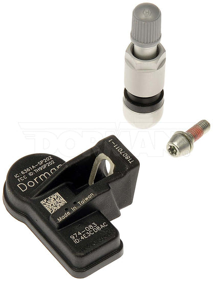 Dorman - OE Solutions Tire Pressure Monitoring System Sensor for 2017-14 Hyundai 2018-14 Kia 974-083