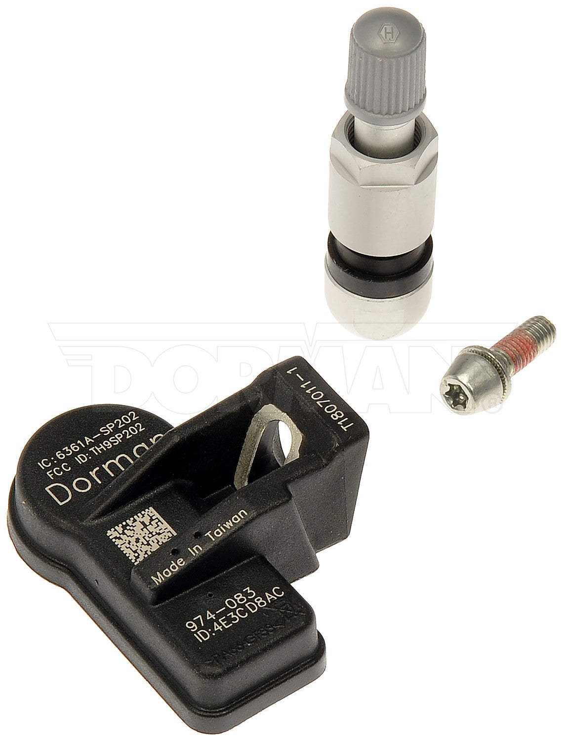 Dorman - OE Solutions Tire Pressure Monitoring System Sensor for 2017-14 Hyundai 2018-14 Kia 974-083