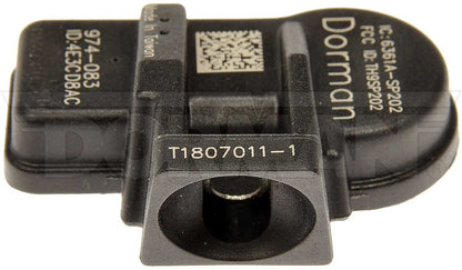 Dorman - OE Solutions Tire Pressure Monitoring System Sensor for 2017-14 Hyundai 2018-14 Kia 974-083