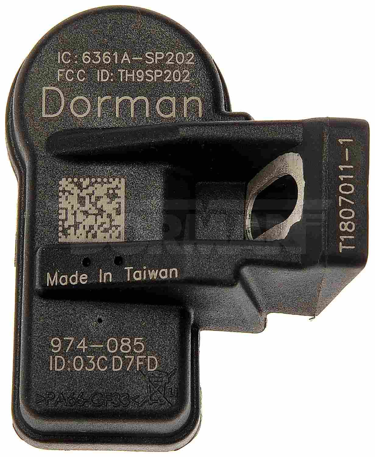 Dorman - OE Solutions Tire Pressure Monitoring System Sensor for 2019-2020 Toyota 974-085
