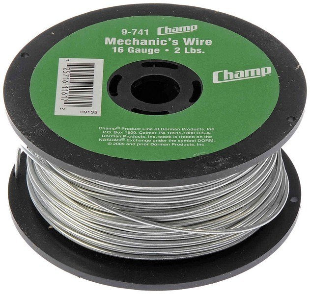 Dorman Wire, Mechanics Wire Roll, Steel, 0.052 in. Diameter, 192 ft. Length,