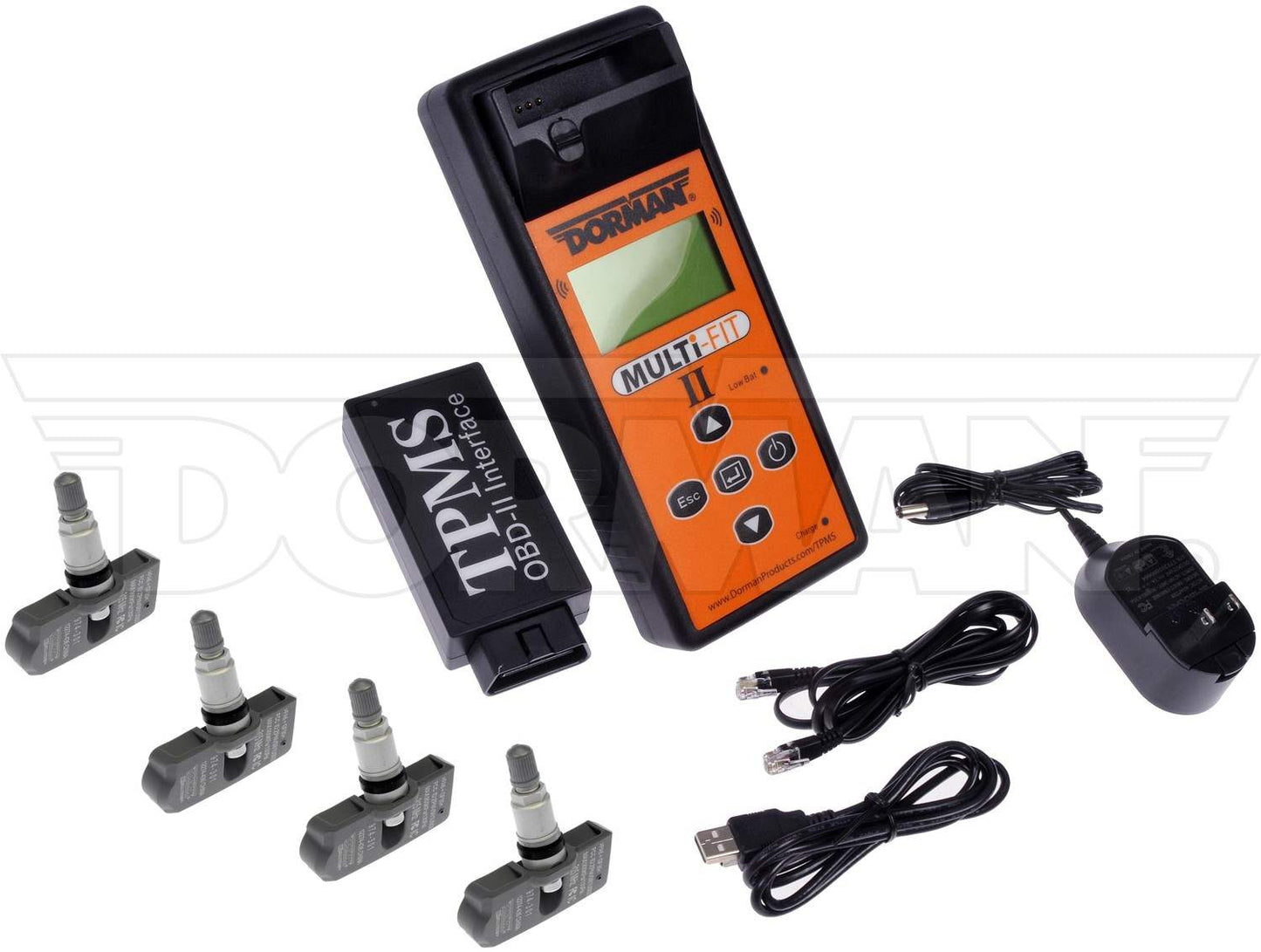 Dorman Tire Pressure Monitoring System Sensor Service Tool Multi-Fit Kit for Universal Vehicle Coverage 974-715