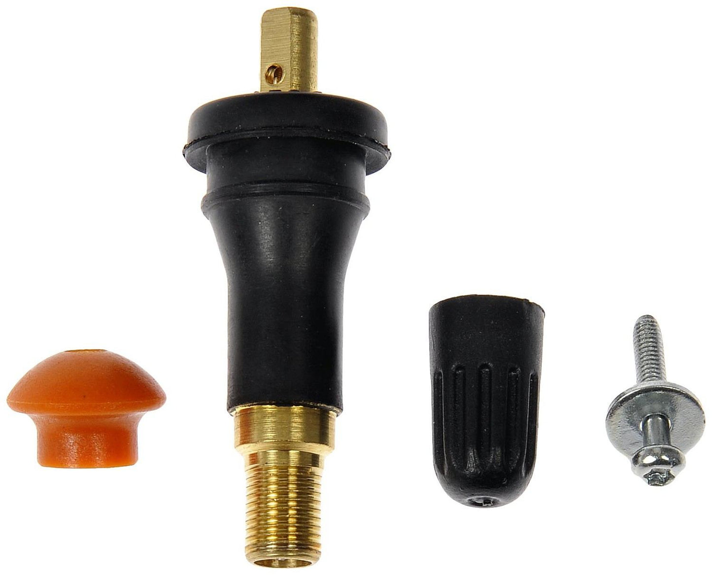 Dorman Tire Pressure Monitoring System Valve Kit Rubber Snap-In Stem for 1996-2022 Vehicles 974-900