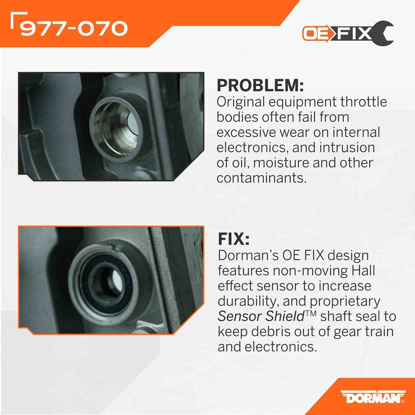 Dorman - OE Solutions THROTTLE BODY UNIT 977-070