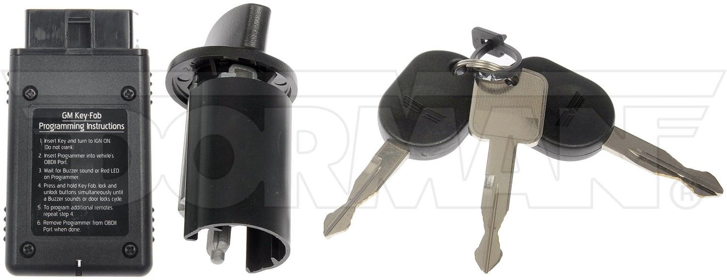 Dorman - OE Solutions Ignition Lock Cylinder with Programming Tool for Ford 2006-00 Lincoln 2004-03 Mazda 2006-01 Mercury 2004-00 989-018