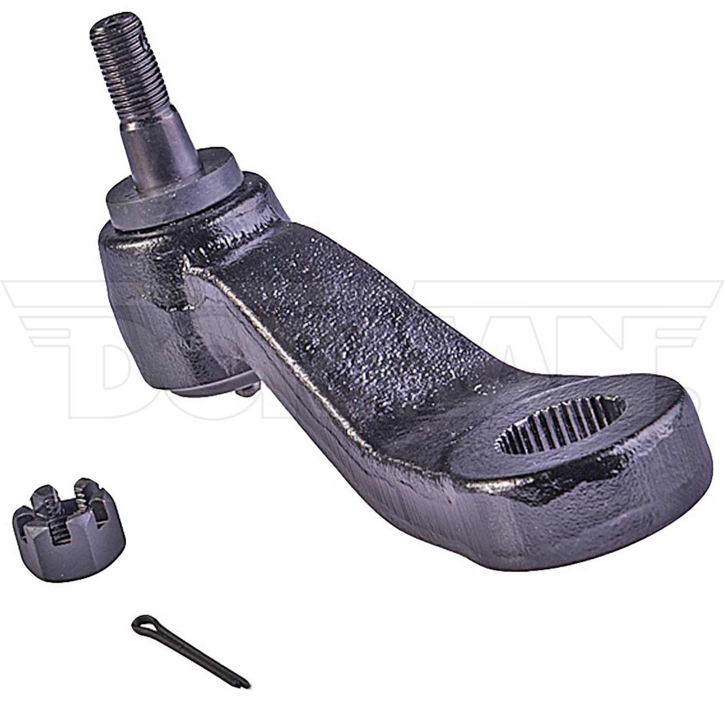 Dorman - Premium Steering Pitman Arm Extended Life with WeatherShield Corrosion Resistance for Chevrolet 1999-2021 GMC 1999-2021 Hummer 2003-2009 PA6654XL