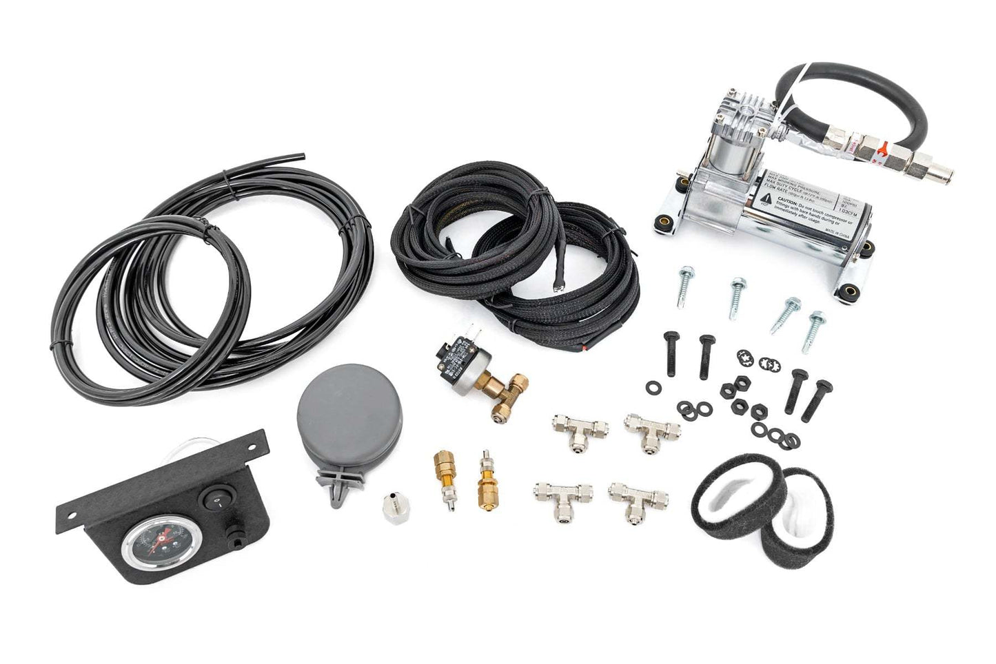 ROUGH COUNTRY Onboard Air Bag Compressor Kit Suspension and Components Air Suspension and Components main image