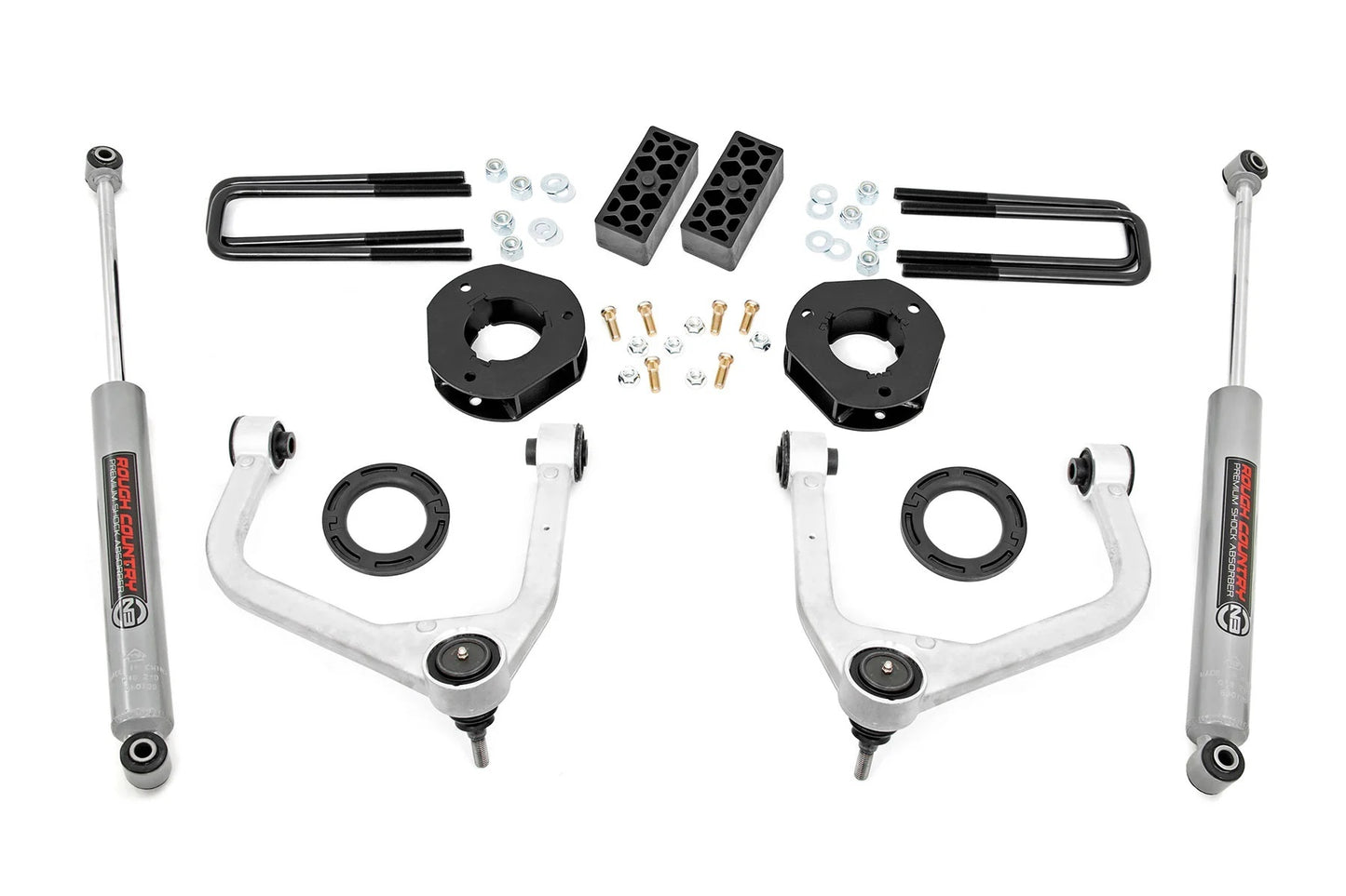 ROUGH COUNTRY 3.5 Inch Lift Kit GM Suspension and Components Suspension Kits main image
