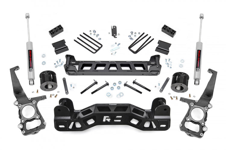 ROUGH COUNTRY 11-14 Ford F150 2WD 4in Lift KIt Suspension Kits Lift Kits and Components main image