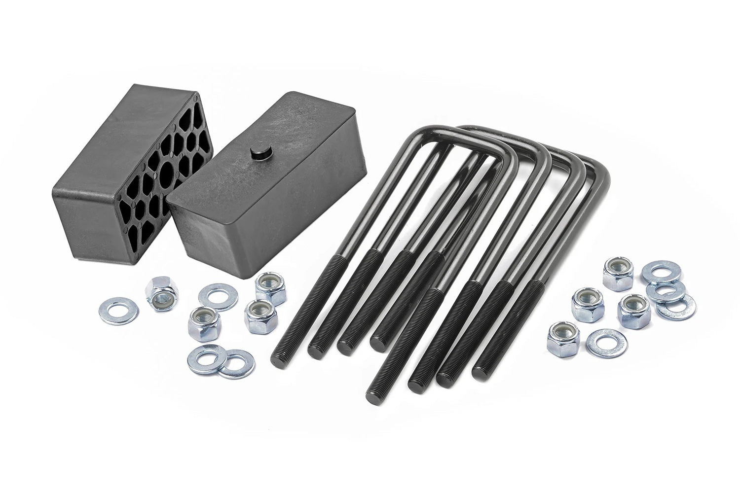 ROUGH COUNTRY 2In Block & U-Bolt Kit Chevy/GMC 1500 2WD/4WD Suspension and Components Springs and Components main image