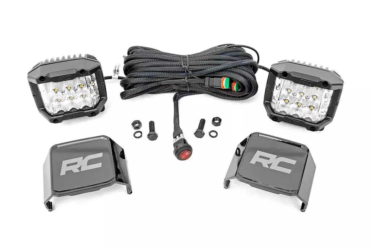 ROUGH COUNTRY 3 Inch Chrome Series LED Lights Exterior Components Lights and Components main image