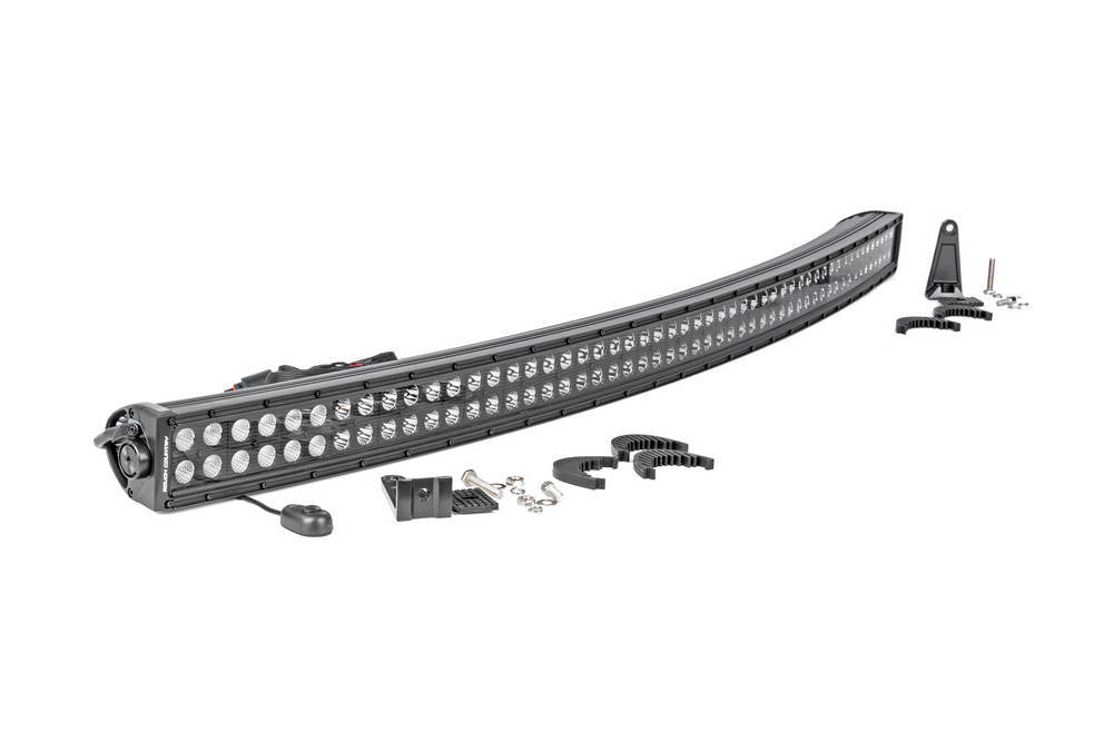 ROUGH COUNTRY 50 Inch Black Series LED Light Bar Curved Exterior Components Lights and Components main image