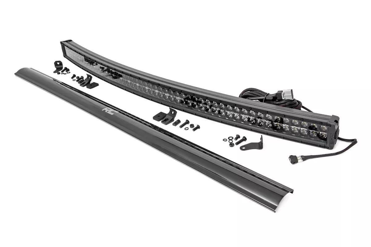ROUGH COUNTRY 54 Inch Black Series LED Light Bar Curved Exterior Components Lights and Components main image