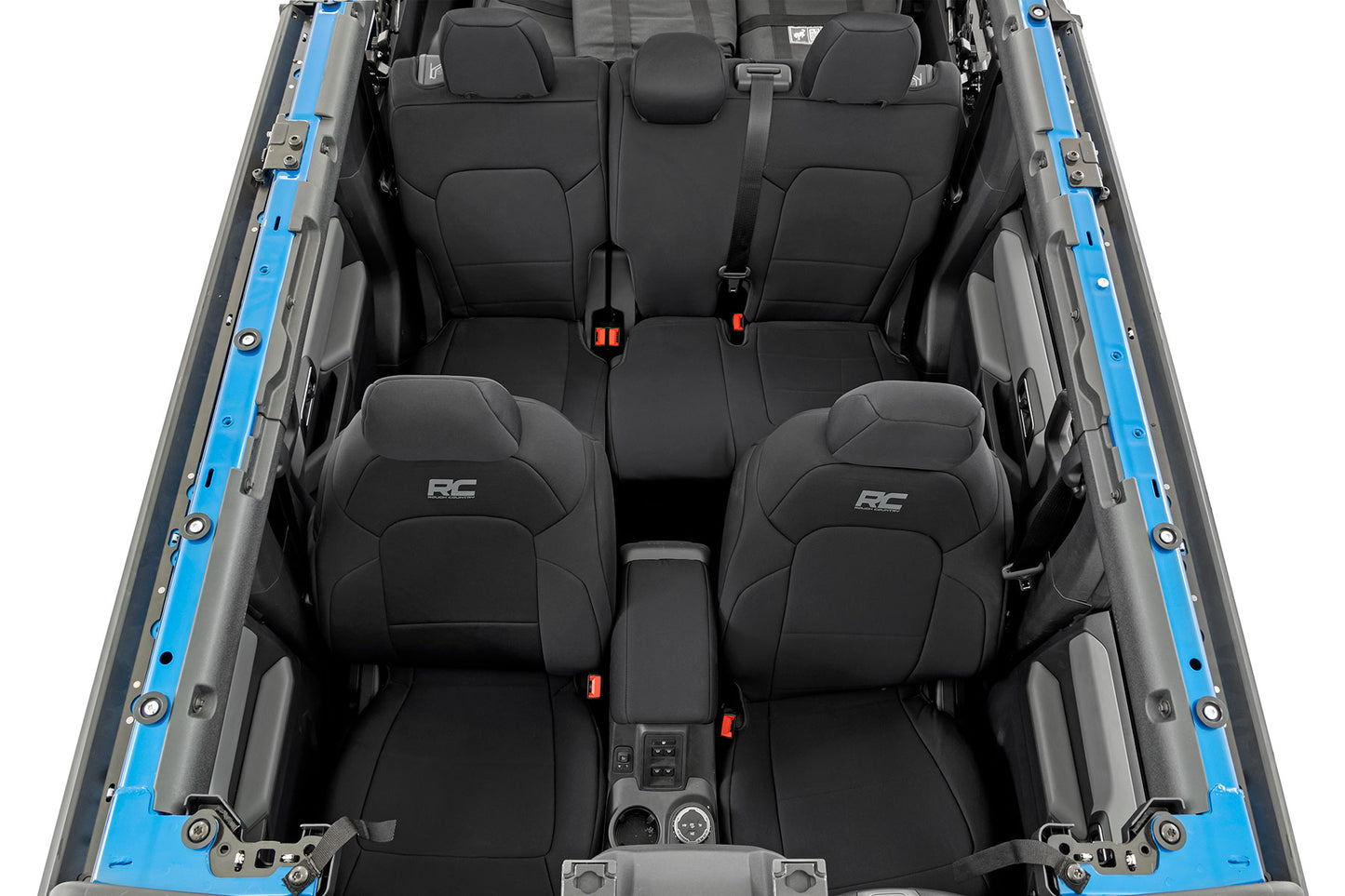 ROUGH COUNTRY 21-   Ford Bronco Seat Covers Front/Rear Bucket Seats and Components Seat Covers main image