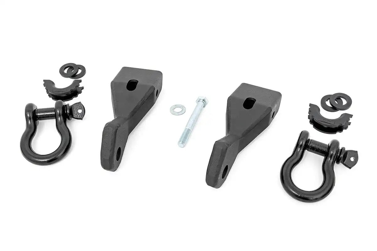ROUGH COUNTRY Tow Hook Brackets 07-13 GM P/U 1500 Tie-Down Straps and Components Tow Hooks main image
