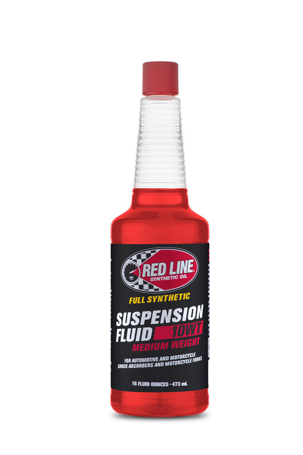 Redline 10wt Medium Suspension Fluid 16 Ounce Oils, Fluids and Additives Shock Absorber Oil main image