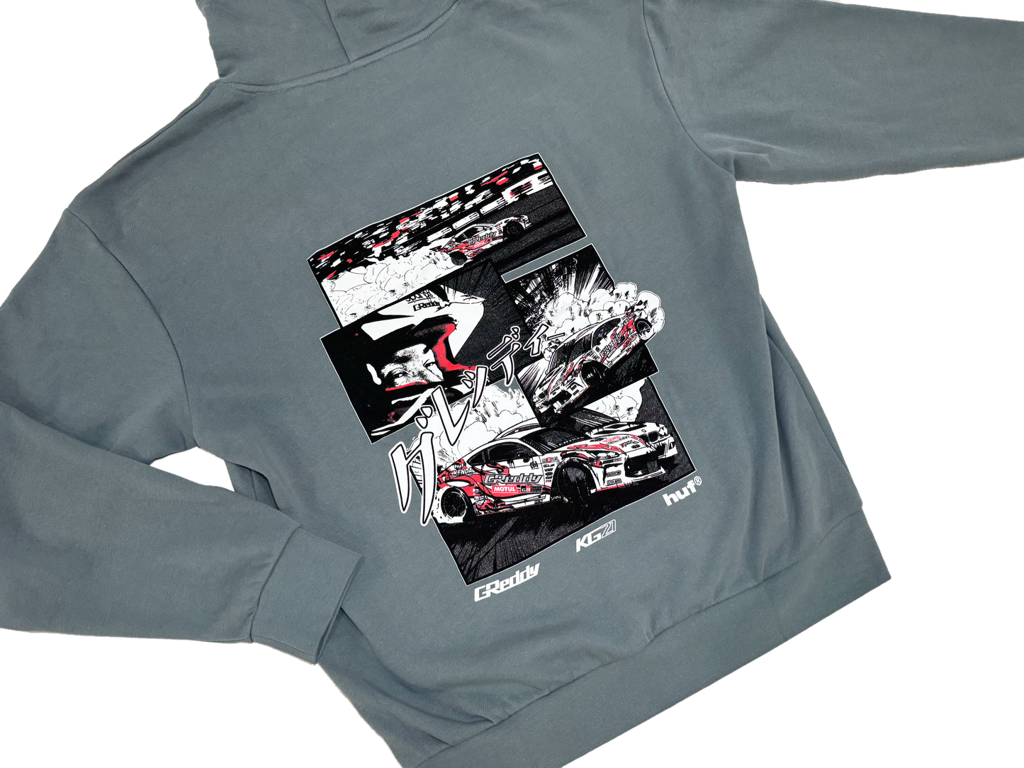 GReddy X HUF Reveal Hood(s)- Blue Magic