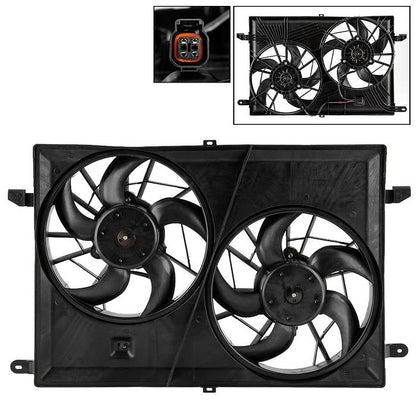 SPYDER xTune 07-17 GMC Acadia Radiator Fan (RF-GM3115219) 9944062