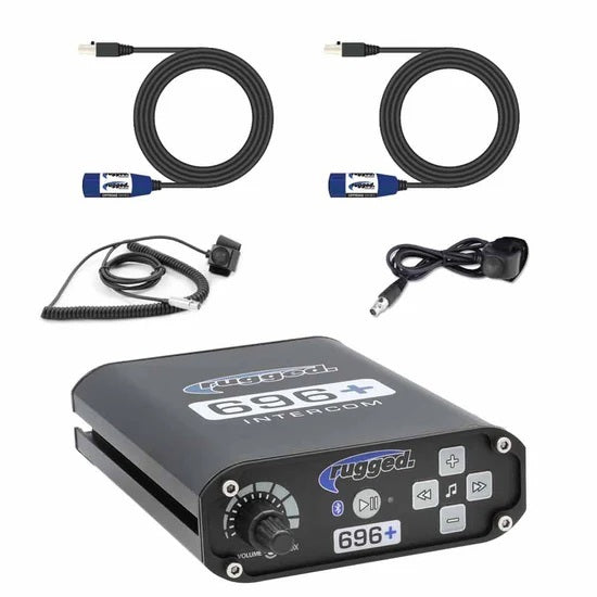 RUGGED RADIOS Intercom System 2 Person W/ Bluetooth Music Mobile Electronics Race Radios and Components main image