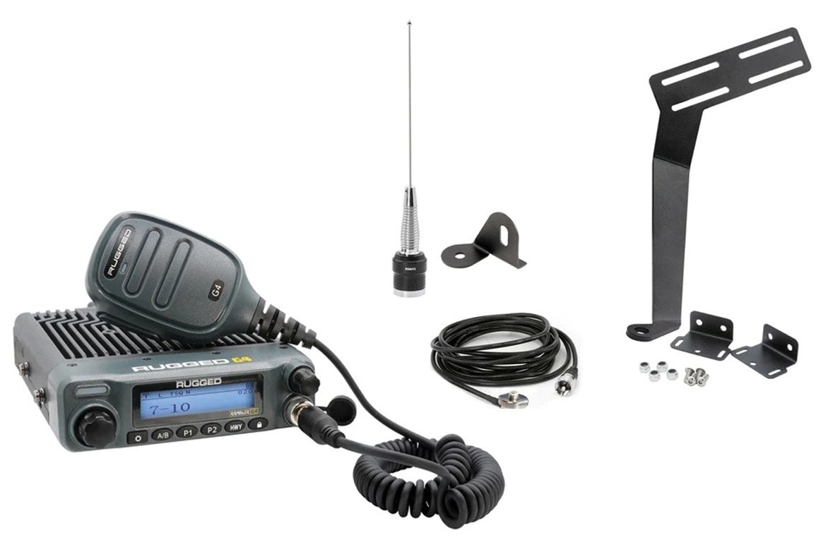 RUGGED RADIOS GMRS Mobile Radio Kit Jeep Wrangler 2007-10 Mobile Electronics Race Radios and Components main image