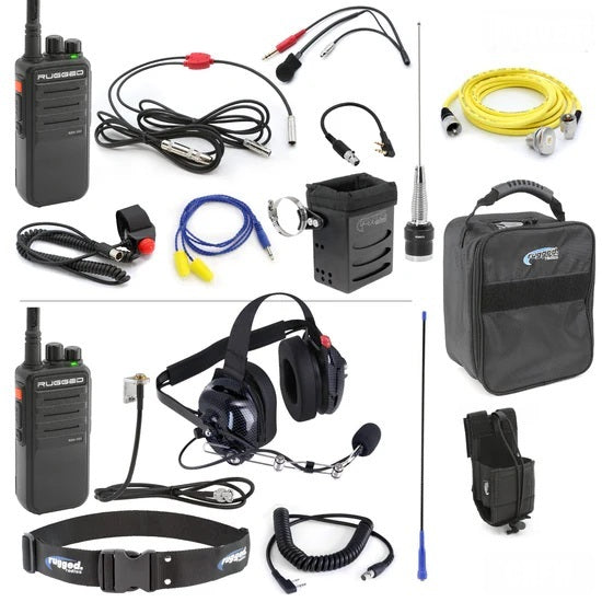 RUGGED RADIOS Radio System Complete Team NASCAR 3C Long Rng Mobile Electronics Race Radios and Components main image