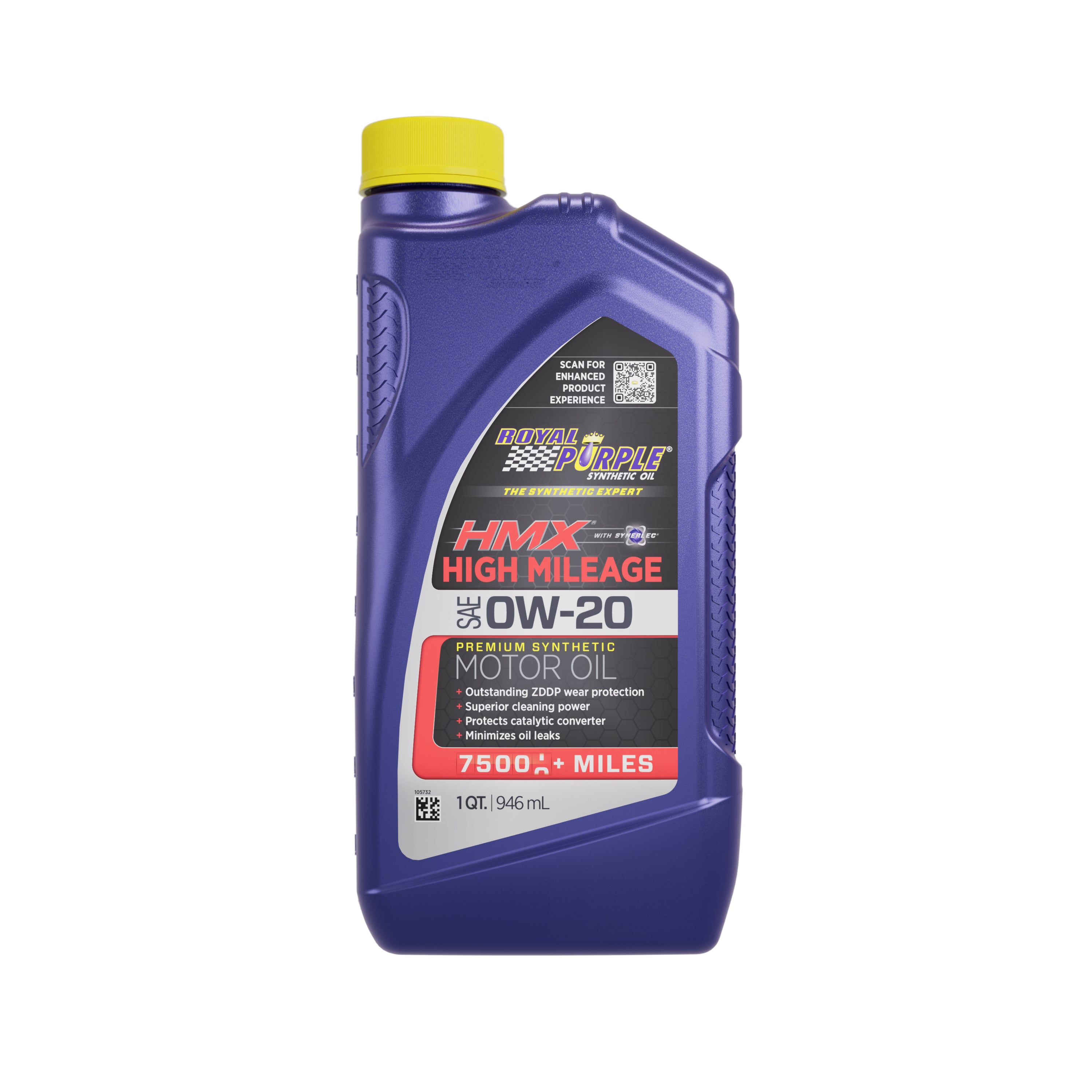 Royal Purple 0W20 HMX Multi-Grade Oil 1 Quart Bottle Oils, Fluids and Additives Motor Oil main image