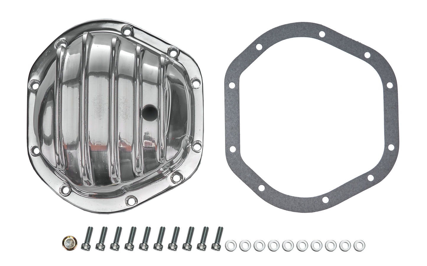 RACING POWER CO-PACKAGED Differental Cover Dana 44 10 Bolt Polished Drivetrain Differentials and Rear-End Components main image
