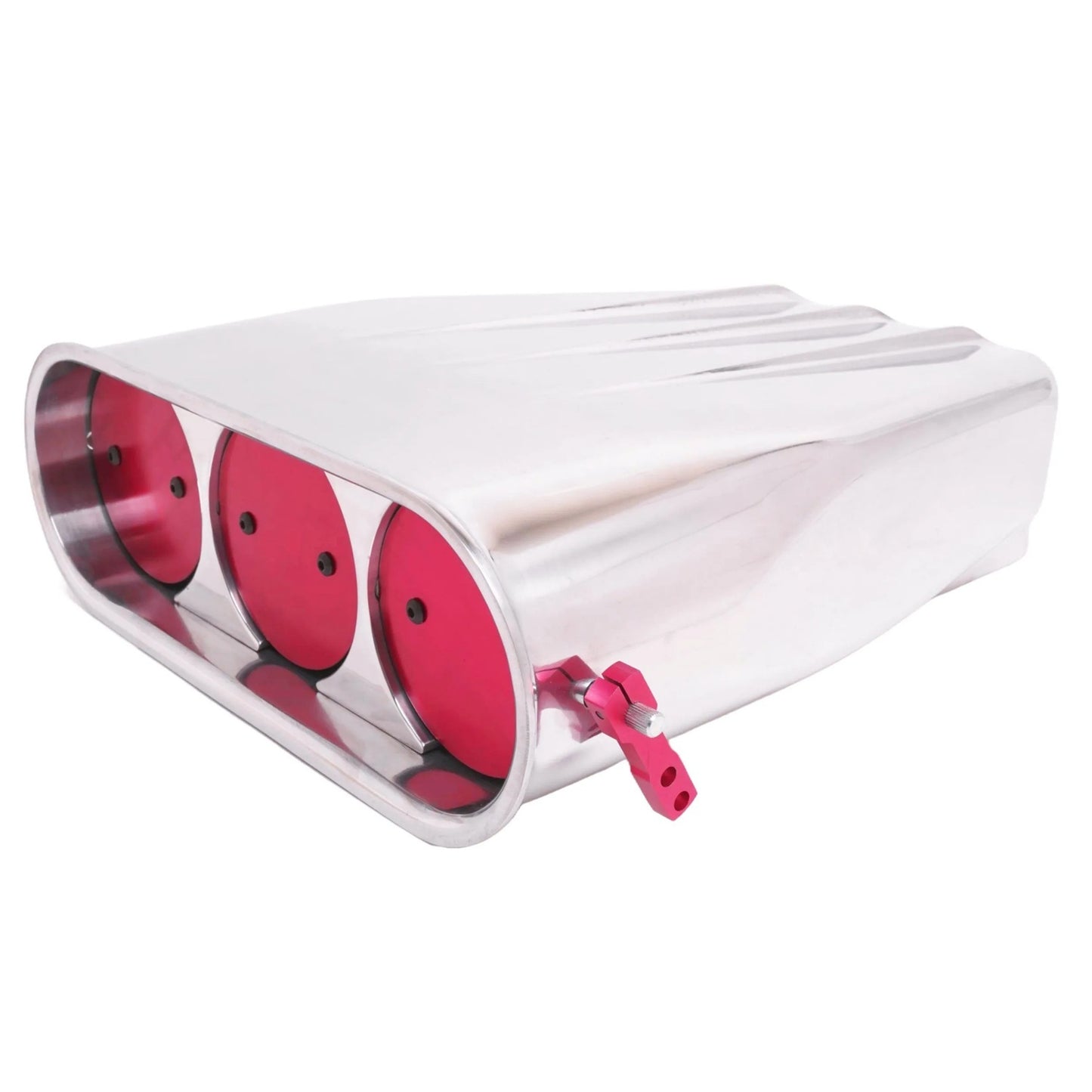RACING POWER CO-PACKAGED Street Hood Scoop Finned Polished Air and Fuel Air Cleaners, Filters, Intakes and Components main image