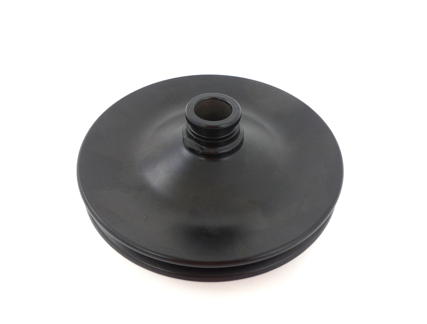 Racing Power Co-Packaged GM Power Steering Pulley Single Groove Black Belts and Pulleys Power Steering Pulleys main image