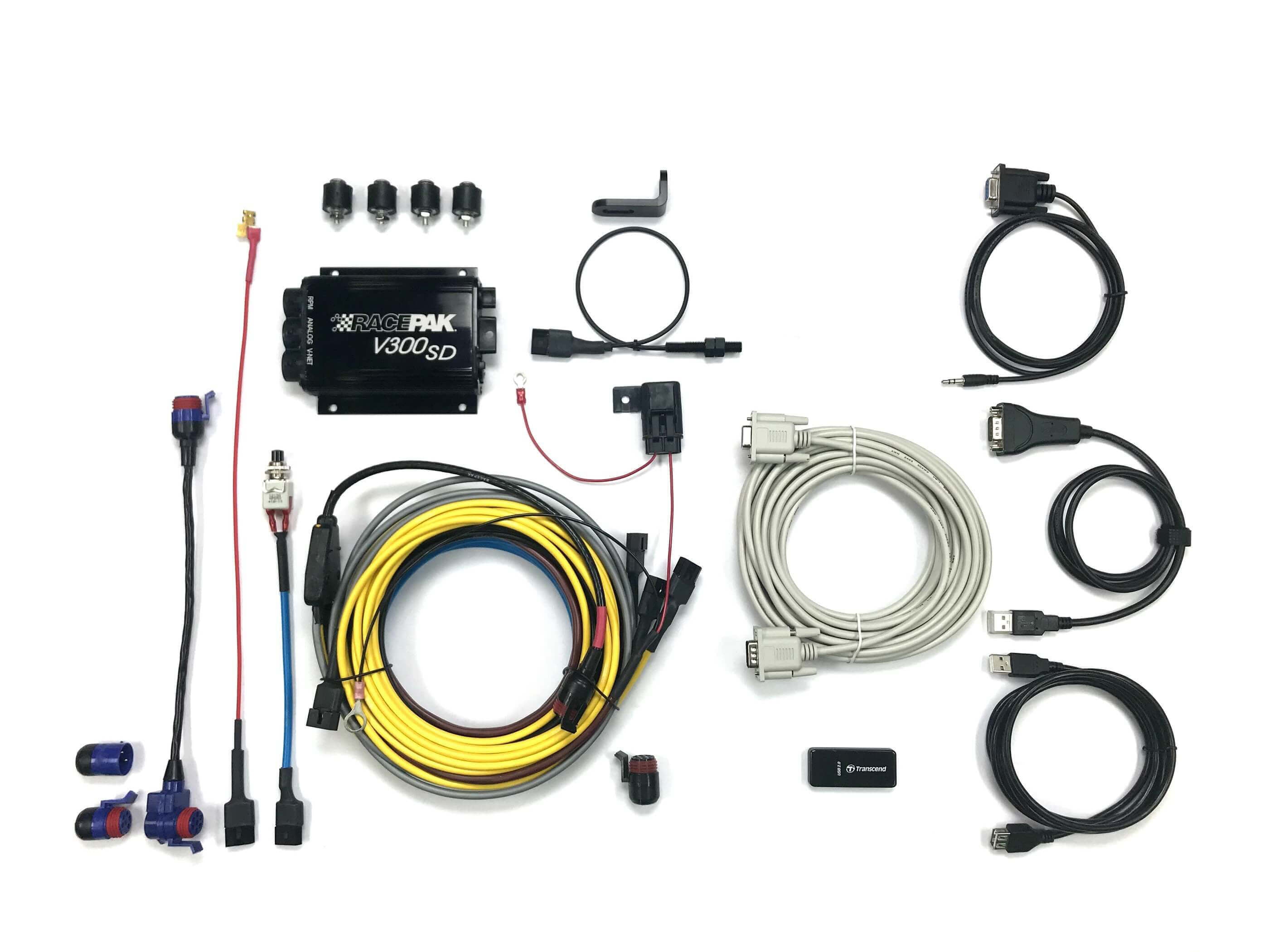 Racepak V300SD  Data Logger  Kit Dragster Serialized Data Acquisition Data Acquisition and Components main image