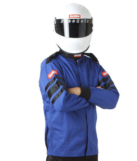 Racequip Blue Jacket Single Layer X-Large Safety Clothing Driving Jackets main image