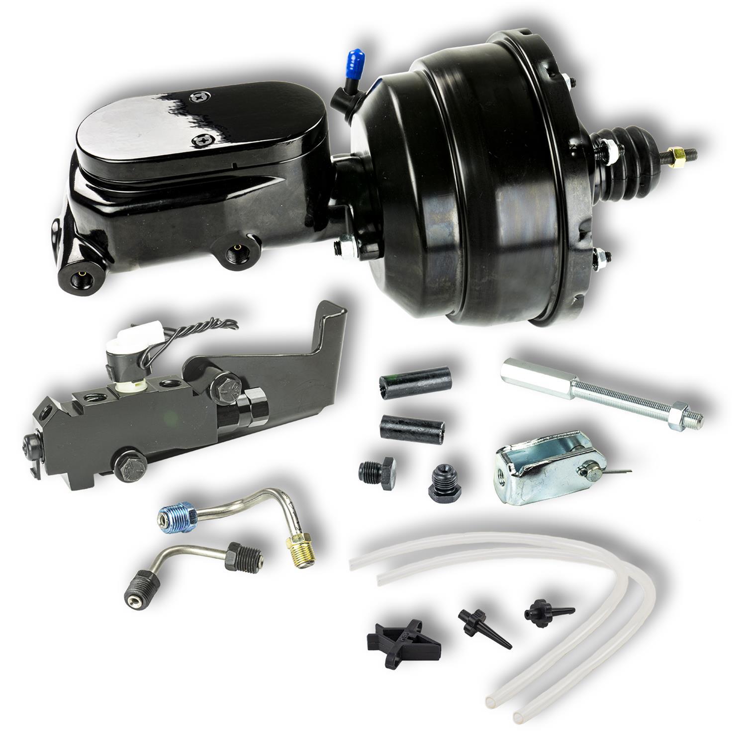 Right Stuff Detailing Booster Master Cylinder Combo Disc/Drum Black Master Cylinders-Boosters and Components Master Cylinder and Booster Kits main image