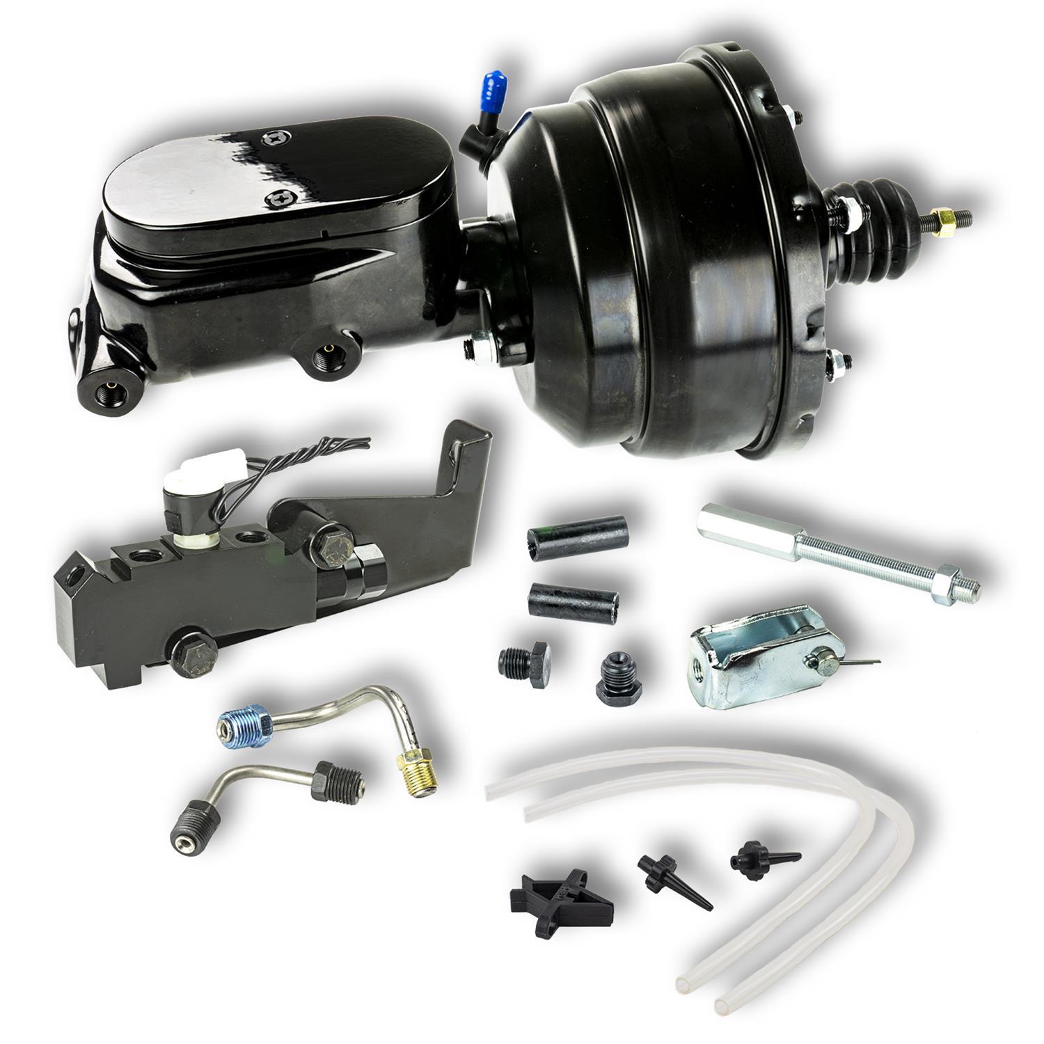 Right Stuff Detailing Booster Master Cylinder Combo Disc/Disc Black Master Cylinders-Boosters and Components Master Cylinder and Booster Kits main image