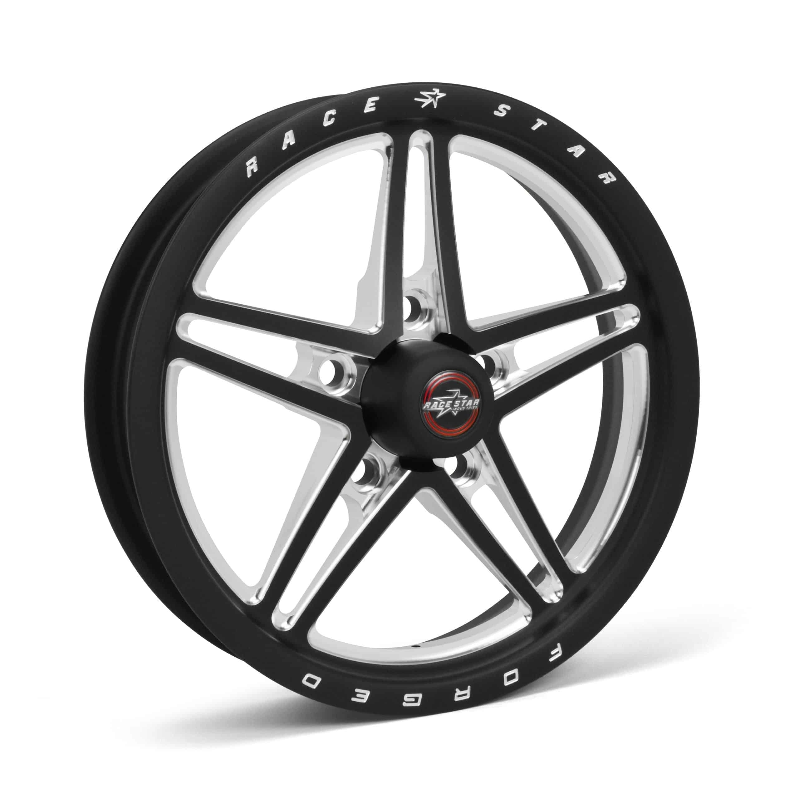 Race Star 63 Pro Forged 15x3.50 Lu g Mount Black Anodized Wheels Wheels main image