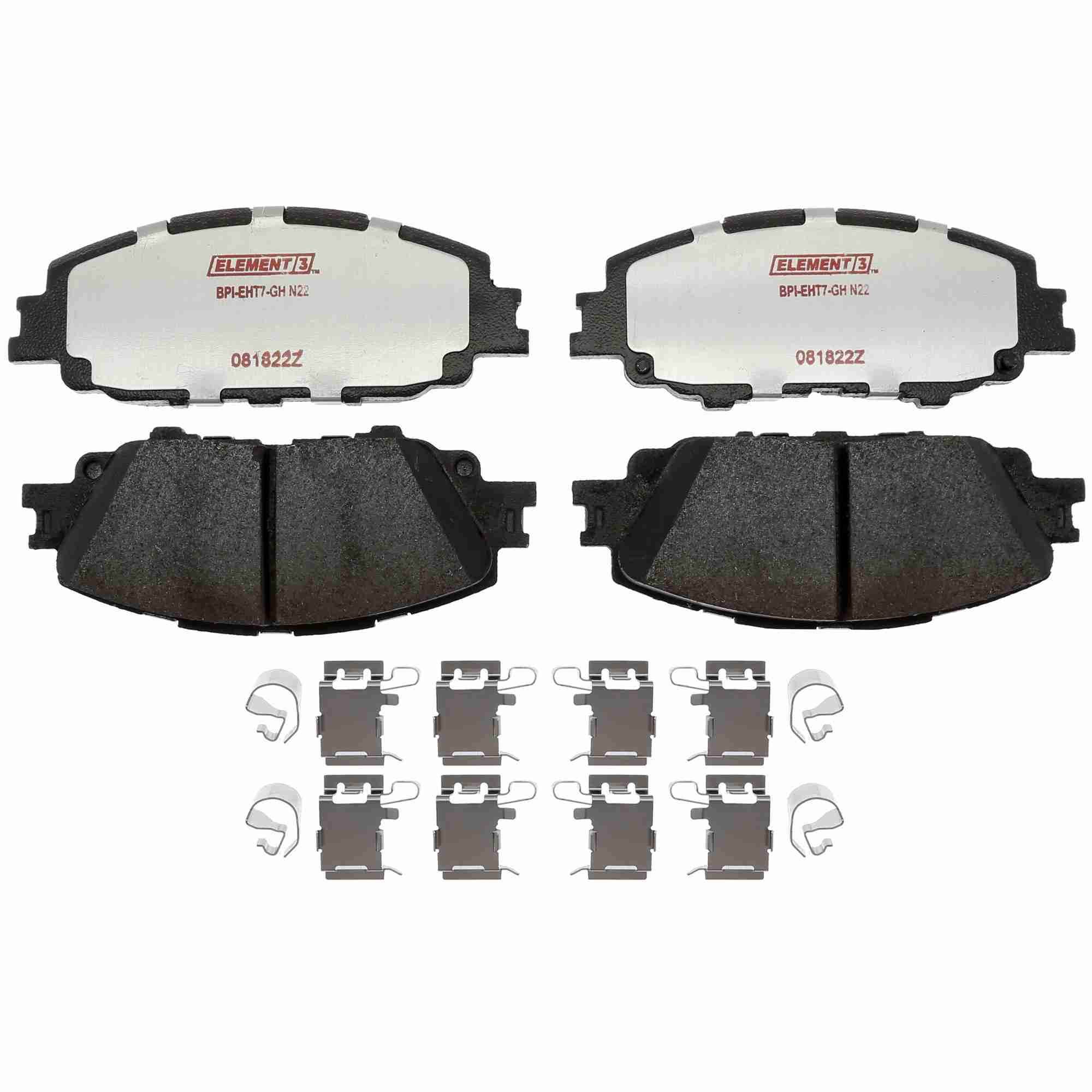 Raybestos Brakes Disc Brake Pad Set  top view frsport EHT2176H