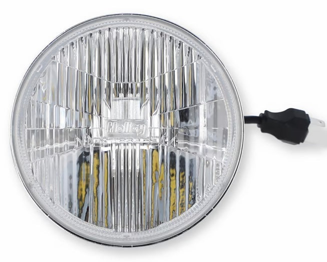 HOLLEY RETROBRIGHT Headlight LED 5.75in Round Modern White Exterior Components Lights and Components main image