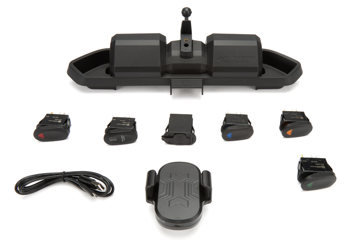 Rugged Ridge 18- Jeep Wrangle JL Dash Mount Pod w/Switches Wiring Components Electrical Switch Panels and Components main image