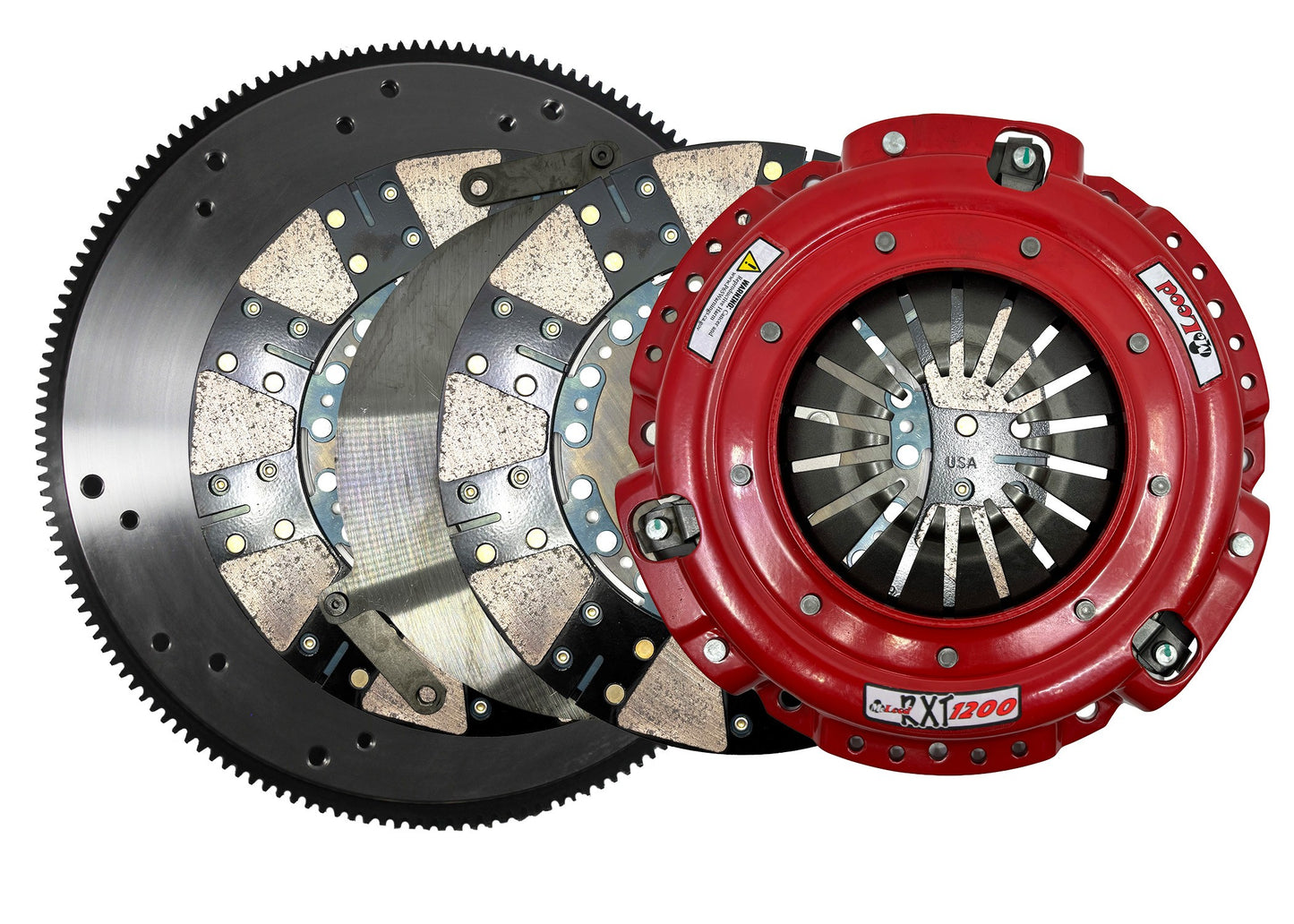 McLeod RXT HD Twin Clutch Toyota 2JZ w/Steel FW 1-1/8in x 21 Spline 0 Bal 6482209HD