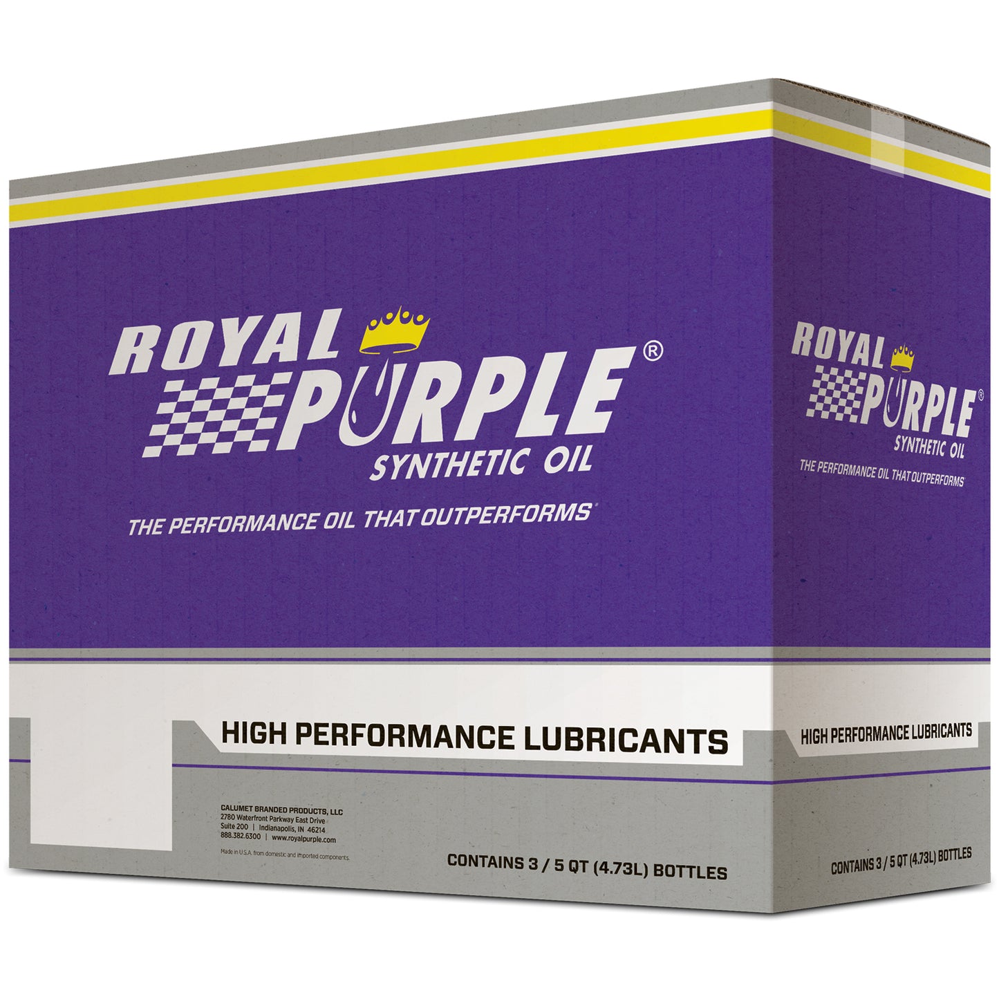 Royal Purple 0W20 HMX Multi-Grade Oil Case 3 x 5 Quart 11904