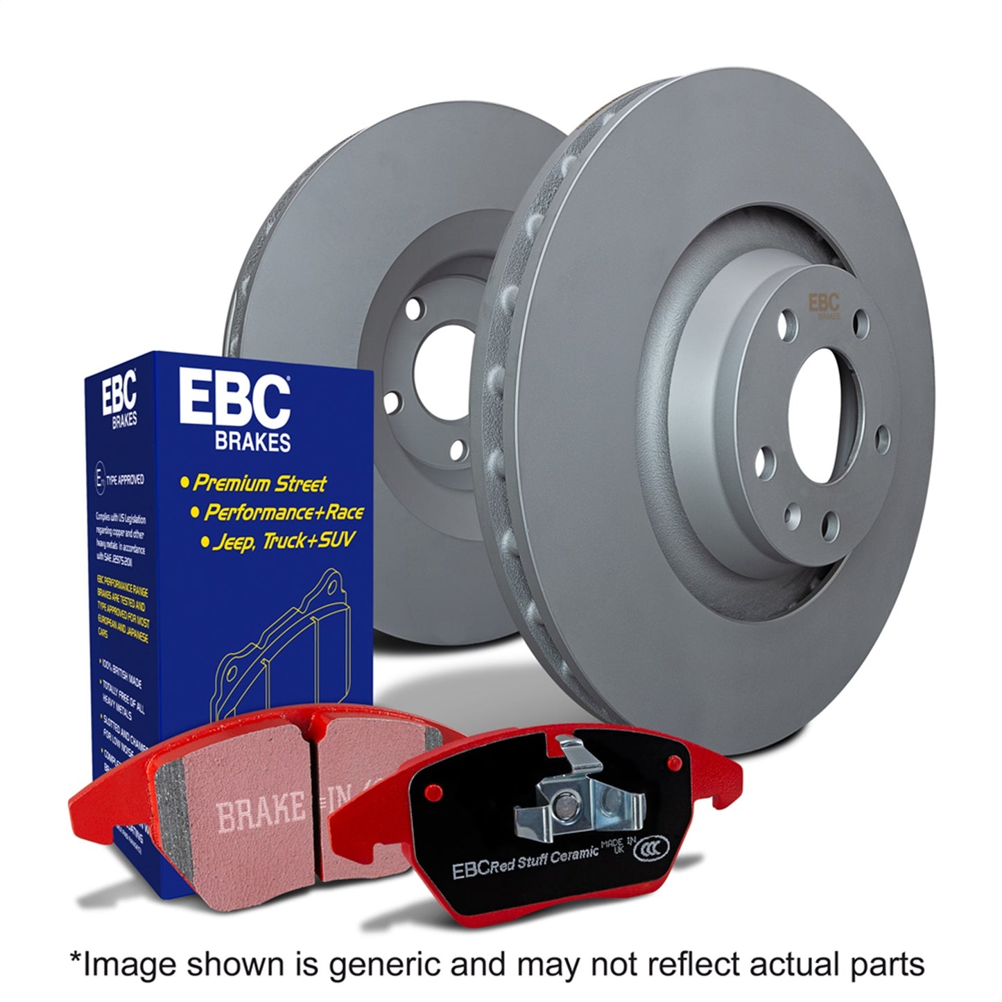 EBC S12 Kits Redstuff Pads and RK Rotors S12KF2239