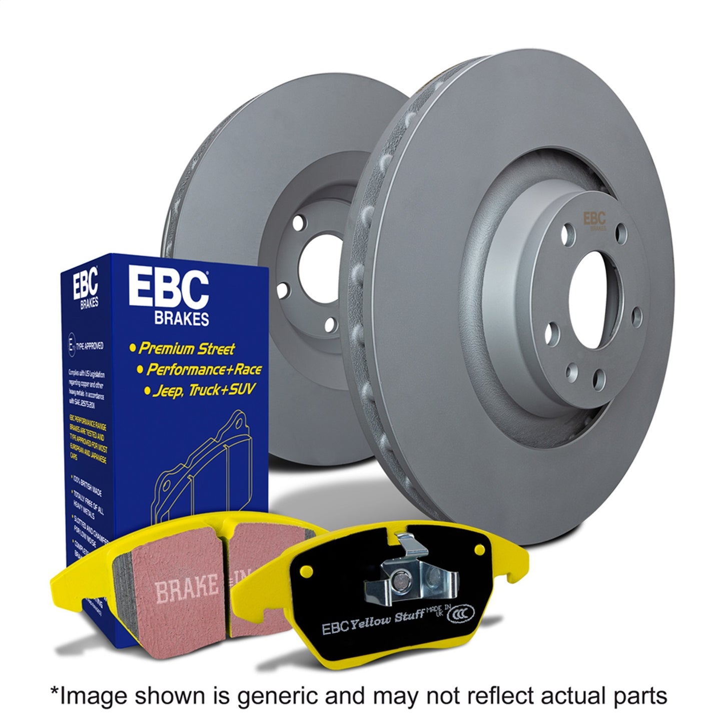 EBC S13 Kits Yellowstuff Pads and RK Rotors S13KF2225