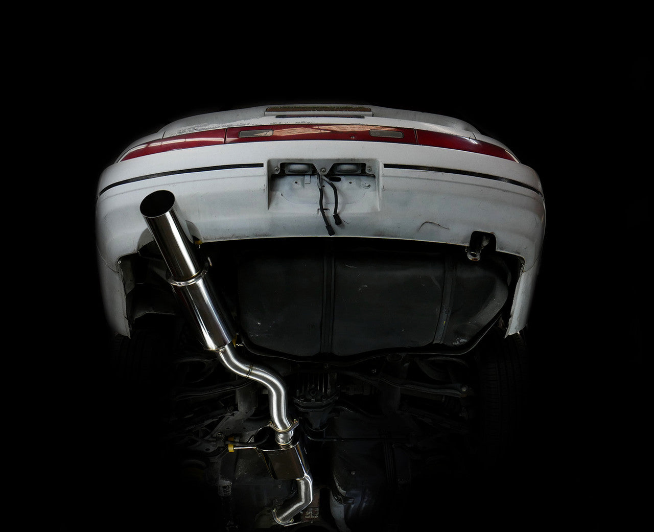 ISR Performance Series II - GT Single Exhaust System -Resonated- Nissan 240sx 89-94 (S13)