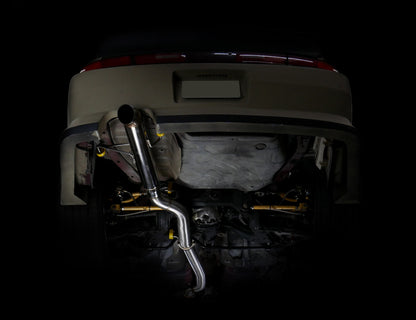 ISR Performance Series II - EP Single Tip Blast Pipe Exhaust System -Non Resonated- Nissan 240sx 95-98 (S14)
