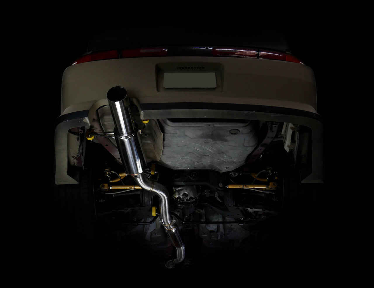 ISR Performance Series II - GT Single Exhaust System - Resonated- Nissan 240sx 95-98 (S14)